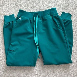 Figs Hunter Green Zamora Scrub Joggers